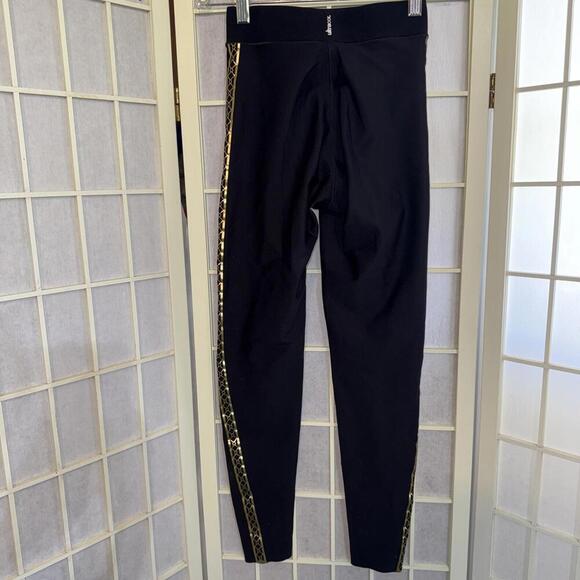 Ultracor Women's Lace Bonding Ultra High Legging NC3 Nero/Metallic Black Size XS - Picture 10 of 11